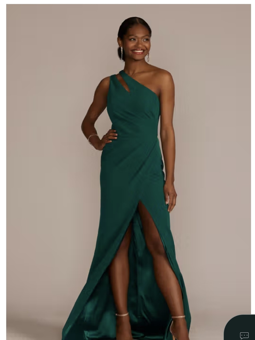 Galina Signature One-Shoulder Bridesmaid/Formal Gown